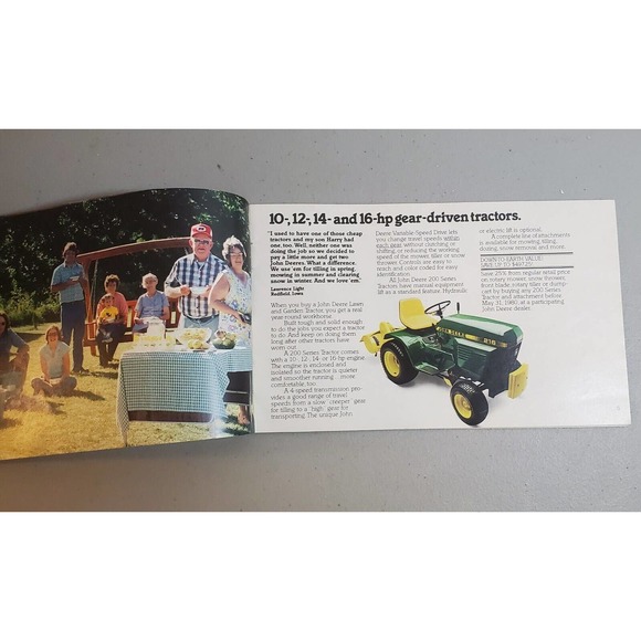 Sales Brochure for 1980 John Deere Lawn and Garden Products - Picture 3 of 13